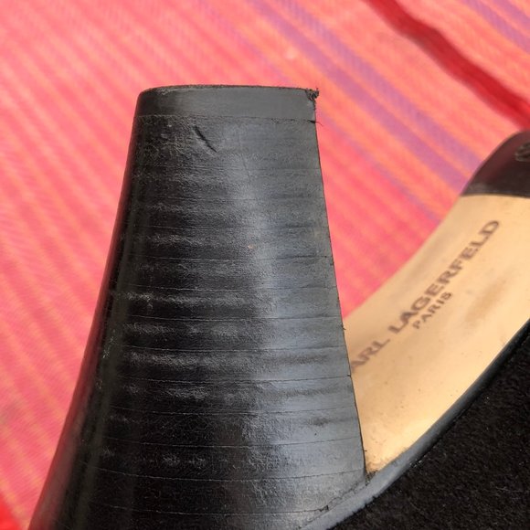 Karl Lagerfeld Suede Booties Size 7.5 - Picture 11 of 16